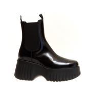 Hogan Ankle Boots Black, Dam