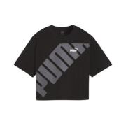 Puma T-Shirts Black, Dam