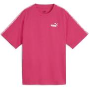 Puma Fuchsia Tape Logo T-shirt Kvinnor Pink, Dam