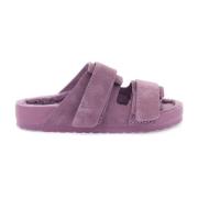 Birkenstock Sliders Purple, Dam