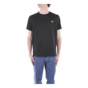 Fred Perry Grön Logo Front T-shirt Green, Herr