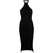 Courrèges Midi Dresses Black, Dam