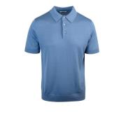 Paolo Pecora Polo Shirts Blue, Herr