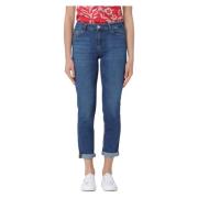 Liu Jo Cropped Jeans Blue, Dam