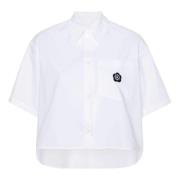 Kenzo Short Sleeve Shirts White, Dam