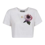 Dolce & Gabbana Vit T-Shirt Kollektion White, Dam