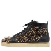 Christian Louboutin Pre-owned Pre-owned Laeder sneakers Black, Dam