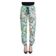 Dolce & Gabbana Lyxiga Multifärgade Sweatpants Multicolor, Dam