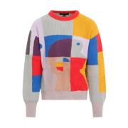 KidSuper Studios Bauhaus Paint Palette Sweater Multicolor, Herr