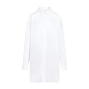 Maison Margiela Optisk Vit Skjorta White, Dam