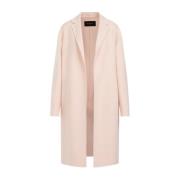 Fabiana Filippi Single-Breasted Coats Pink, Dam