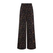 Theory Wide Trousers Multicolor, Dam