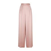 Fabiana Filippi Wide Trousers Pink, Dam