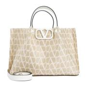 Valentino Garavani Tote Bags Beige, Dam