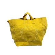Stella McCartney Pre-owned Pre-owned Canvas totevskor Yellow, Dam