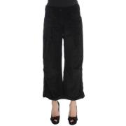 Ermanno Scervino Wide Trousers Black, Dam