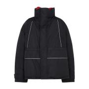 Balenciaga Wrap Parka Jacka Svart Black, Herr