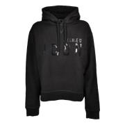 Dsquared2 Svart Regular Fit Sweatshirt Black, Dam