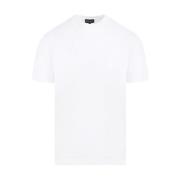 Giorgio Armani Optisk Vit T-shirt White, Herr