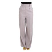 Roberto Cavalli Wide Trousers Gray, Dam