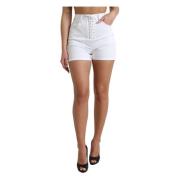 Dolce & Gabbana Short Shorts White, Dam