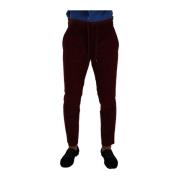 Dolce & Gabbana Slim-fit Trousers Red, Herr