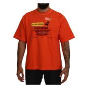 Dolce & Gabbana T-Shirts Orange, Herr