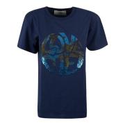 Alberta Ferretti T-Shirts Blue, Dam