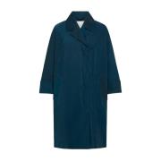 OOF Wear Klassisk Nylon Trench Coat Blue, Dam