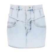 Isabel Marant Denim Mini Kjol Blue, Dam