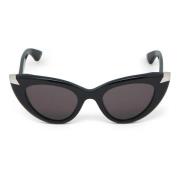 Alexander McQueen Sunglasses Black, Dam
