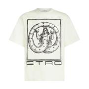 Etro T-Shirts White, Herr