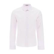 Dior Klassisk Vit Button-Up Skjorta Multicolor, Herr