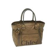 Chloé Pre-owned Pre-owned Laeder totevskor Yellow, Dam