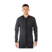 Balenciaga Klassisk Vit Button-Up Skjorta Black, Herr