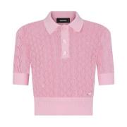 Dsquared2 Polo Shirts Pink, Dam