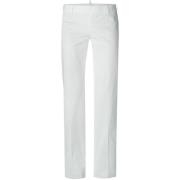 Dsquared2 Straight Trousers White, Dam