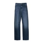 Emporio Armani Loose-fit Jeans Blue, Dam