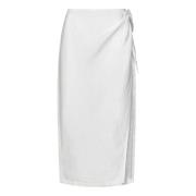 Polo Ralph Lauren Midi Skirts White, Dam