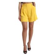 Dolce & Gabbana Short Shorts Yellow, Dam