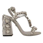 Dolce & Gabbana Flat Sandals Gray, Dam