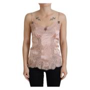 Dolce & Gabbana Sleeveless Tops Pink, Dam