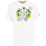 MC2 Saint Barth Bomull T-shirt med fronttryck White, Herr