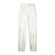 Emporio Armani Cropped Trousers Beige, Herr