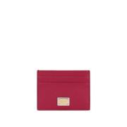 Dolce & Gabbana Röda Plånböcker Dauphine Korthållare Red, Dam