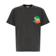 JW Anderson Casual Bomull T-Shirt Gray, Herr