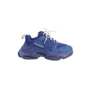 Balenciaga Vintage Pre-owned Tyg sneakers Blue, Herr