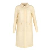Miu Miu Pre-owned Pre-owned Polyester ytterklder Yellow, Dam