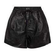 Co'Couture Svarta lädershorts & trosor Black, Dam