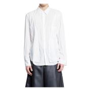 Comme des Garçons Klassisk Vit Skjorta med Unika Detaljer White, Herr